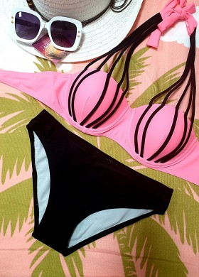 Бански костюм с ленти