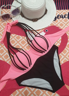 Бански костюм с ленти