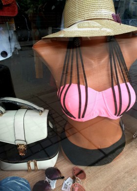 Бански костюм с ленти