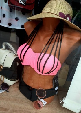 Бански костюм с ленти