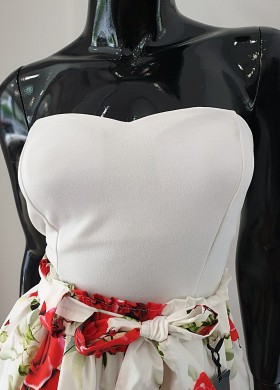 Бюстие Miss Chic бяло