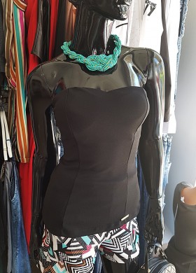 Бюстие Miss Chic черно