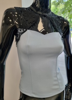 БЮСТИЕ СИНЬО С ДАНТЕЛА