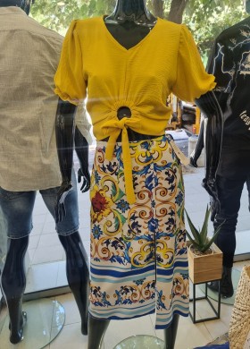 Блуза в жълто