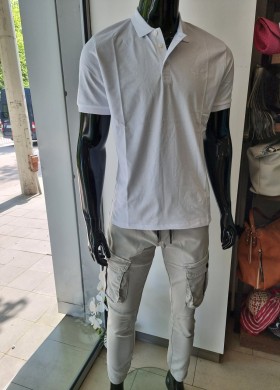 БЛУЗА МЪЖКА В БЯЛ ЦВЯТ