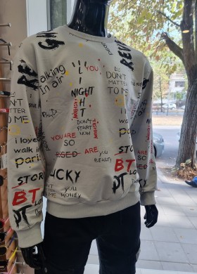 Блуза с надписи GANGS