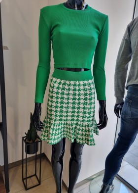 Блуза рипс зелена