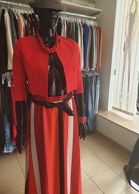 Болеро MISS CHIC в червено 