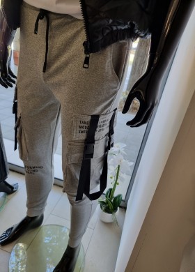 Долнище мъжко сиво