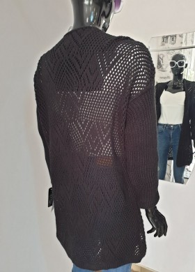 Дължа жилетка черна