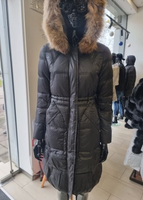 Дълго яке MODA ANNA черно