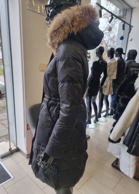 Дълго яке MODA ANNA черно