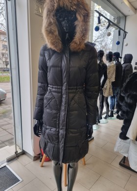 Дълго яке MODA ANNA черно