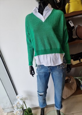 Дънки KAROL с камъни