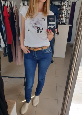 Дънки с колан