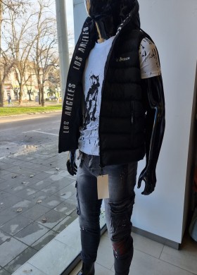 Дънки мъжки карго сиви