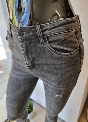 Дънки слим графит