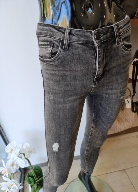 Дънки слим графит