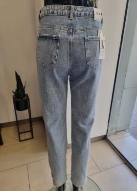 Дънки светли надрани