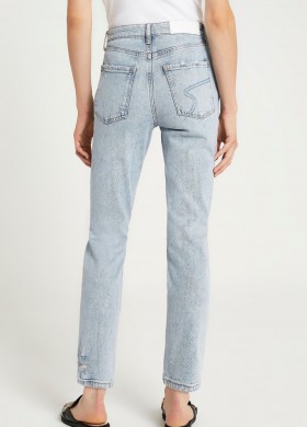 Дънки по тялото с висока талия