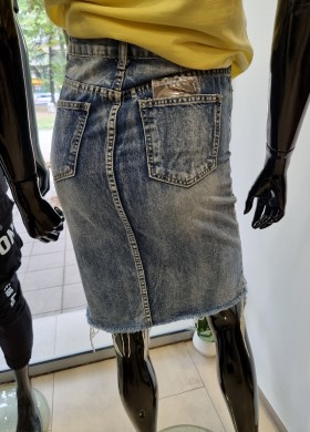 Дънкова пола асиметрична