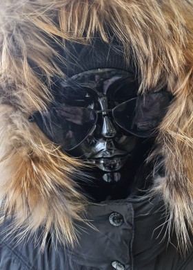 Яке късо с естествен пух