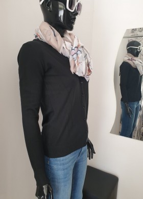 Жилетка къса черна