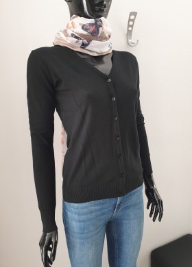 Жилетка къса черна