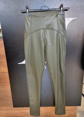 Кожен клин масленозелен