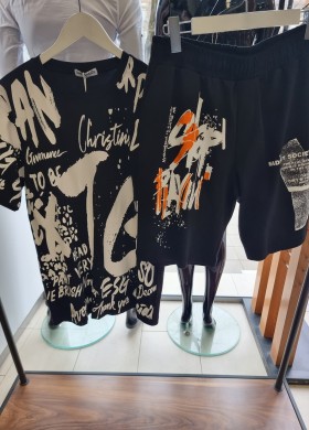 Комплект в черно мъжки