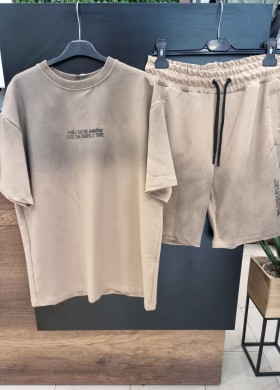 Комплект омбре бежов