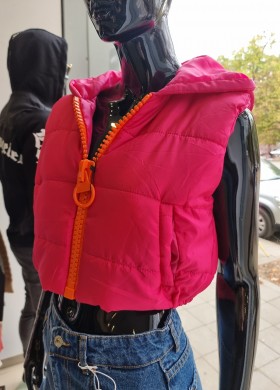 Къс елек в циклама