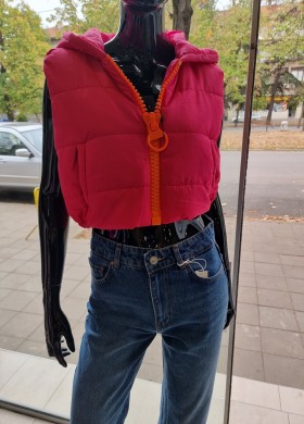 Къс елек в циклама