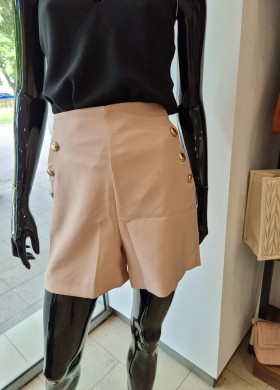 Къс панталон пудра