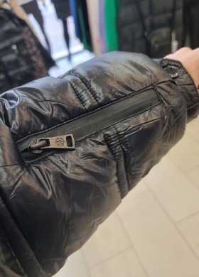 Късо яке с естествен пух