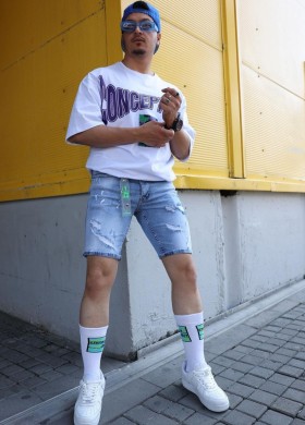 Къси дънки i8 DENIM