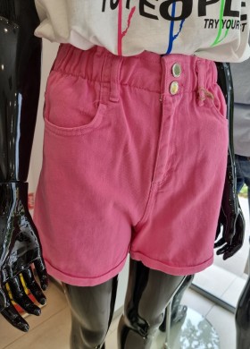 Къси дънки розови