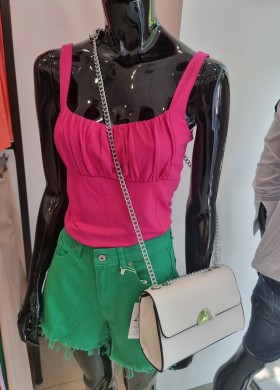 Къси дънки зелени