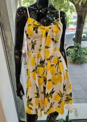 Лимонена рокля