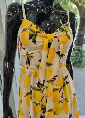 Лимонена рокля