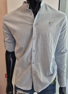 Мъжка риза синя