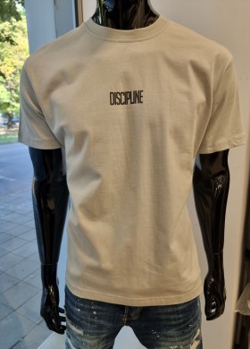 Мъжка тениска DISCIPLINE сива