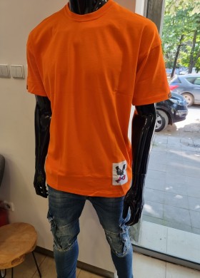 Мъжка тениска оранжева