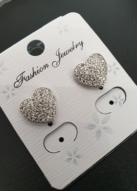 Обеци SILVER HEART