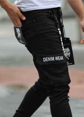 Панталон карго i8 черен