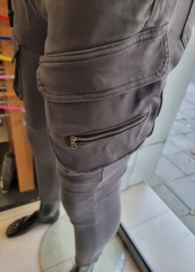 Панталон карго тъмносив