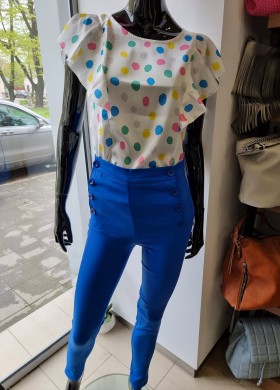 Панталон с копчета син