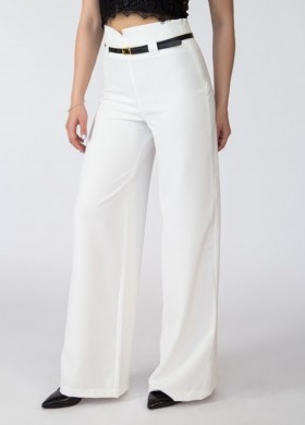 ПАНТАЛОН MISS CHIC бял