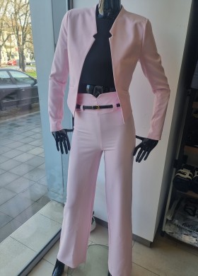 Панталон MISS CHIC бебешко розов