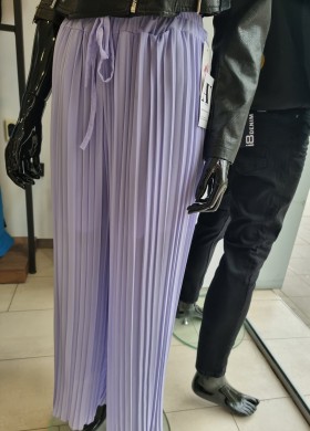 Панталон плисе лилав
